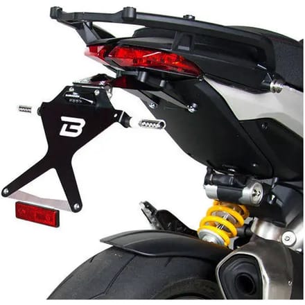 Motorfiets kentekenplaathouder Barracuda Hyperstrada