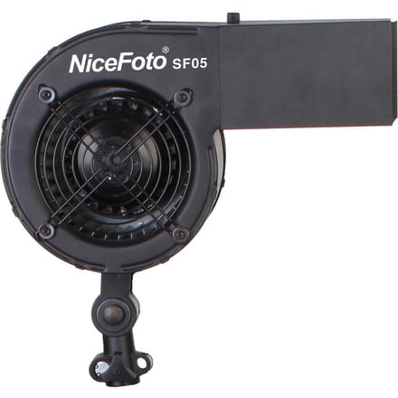 NiceFoto SF05 Studiofotografie Wind Haarblazer Stroomventilator voor het Maken van Modeportretfoto's EU Plug black