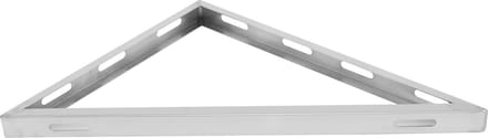 Set van 2x Muursteunen voor gevelmontage 445x360mm RVS.