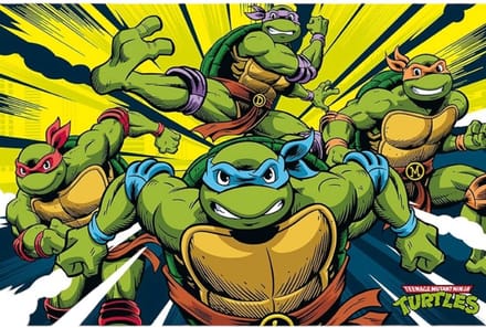 TMNT - Poster Maxi 91.5x61 - Turtles in action