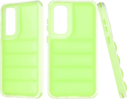 Hoesje geschikt voor Samsung Galaxy S23 FE - Techsuit Wave Shield Shockproof Hard Case Back Cover - Groen