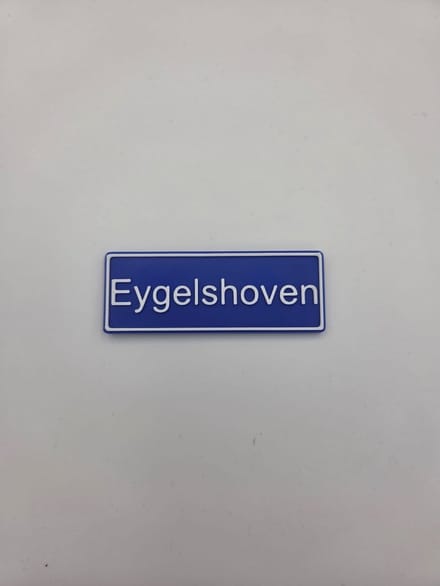 Koelkast Magneet plaatsnaam 8 X 3 CM Eygelshoven