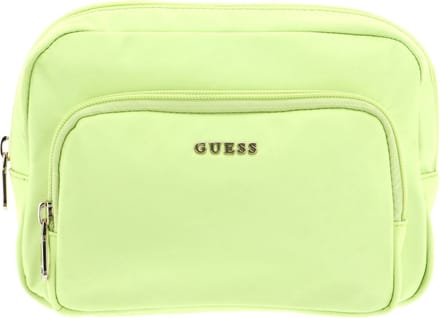 GUESS Cosmetische tas Cosmetic Pouch Lime Lichtgroen