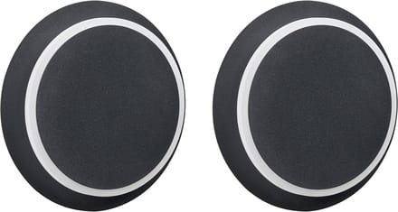 SEMNON - Set van 2 Wandlampen - Zwart - Aluminium