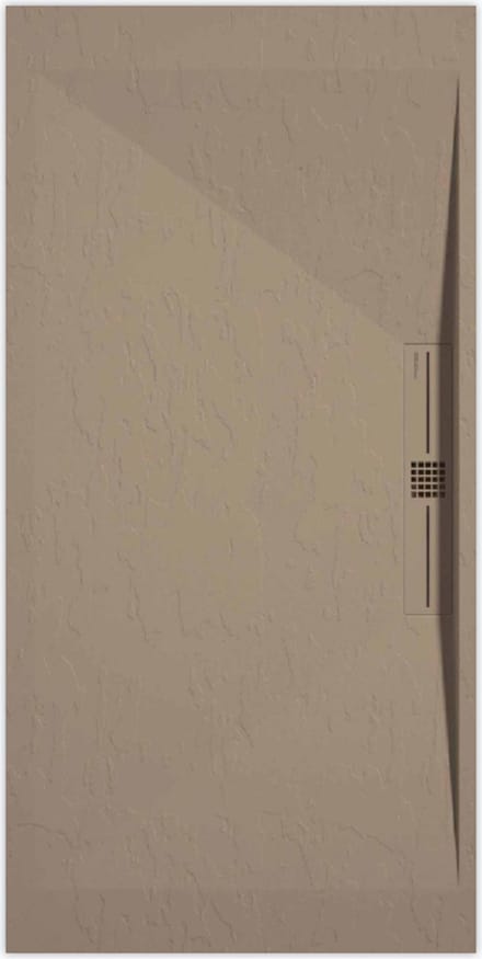 Sanifun douchebak Stone Side Moka Slate 1300 x 800 P