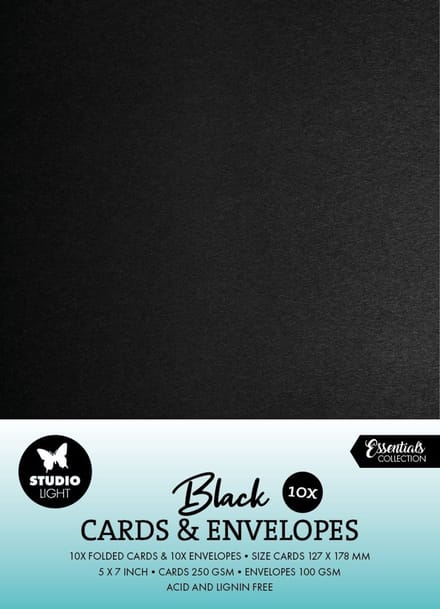 SL Cards & Envelopes Black Consumables nr.07