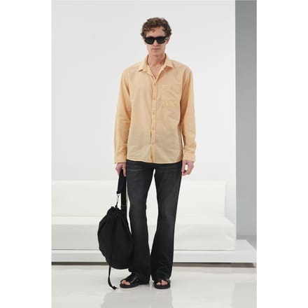 Heren Katoen Poplin Regular-Fit Shirt