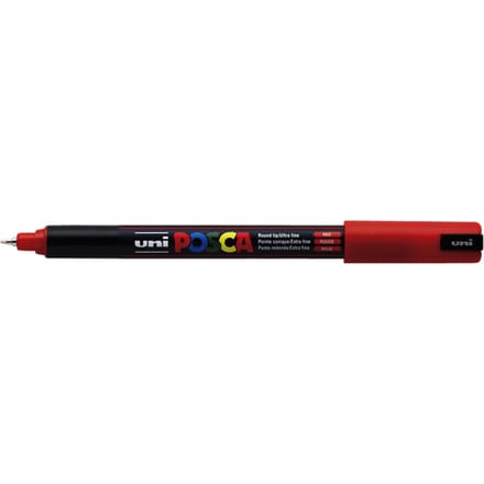 Paintmarker Uni POSCA PC1MR extra fijn rood
