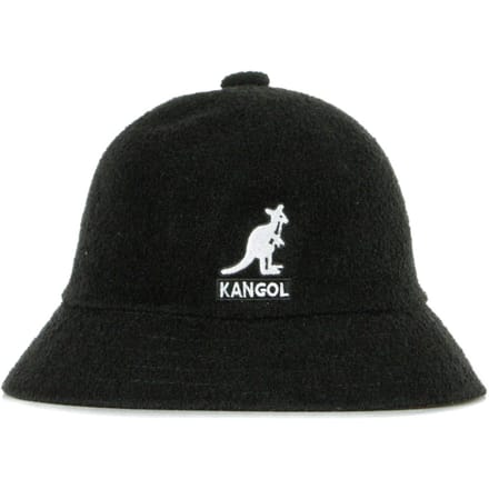 Kangol K3407 Zwart Bermuda Casual Pet met Groot Logo K3407 BLACK (S)