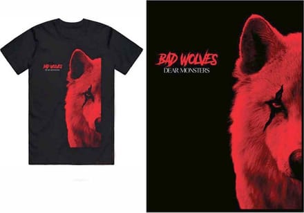 Bad Wolves - Dear Monsters Heren T-shirt - M - Zwart