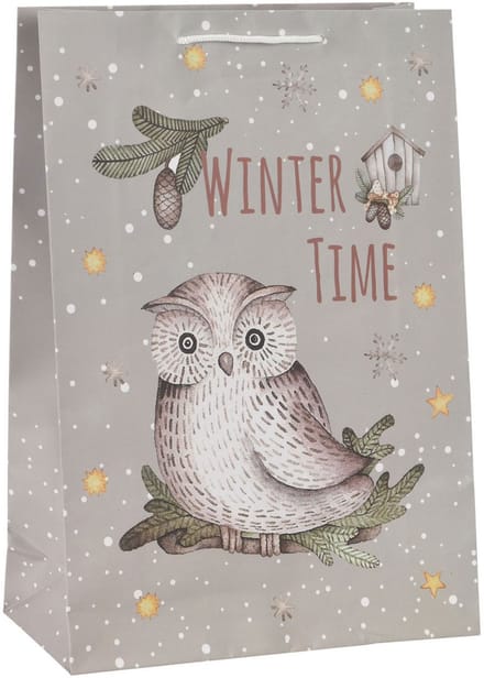 Cadeautasje winter geschenktasjes multicolor 24 stuks cadeau.