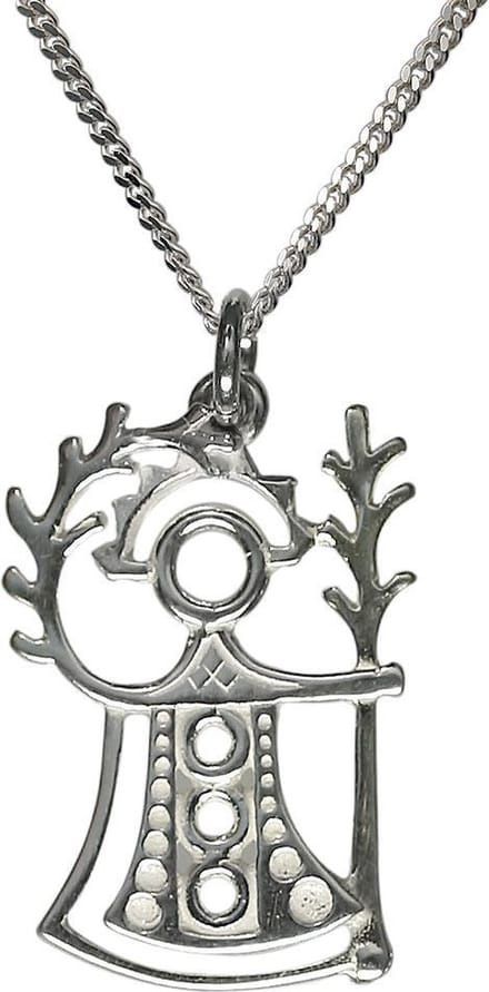 AuBor ®. Hanger. Zilver. "Akka" Godin van de vruchtbaarheid.