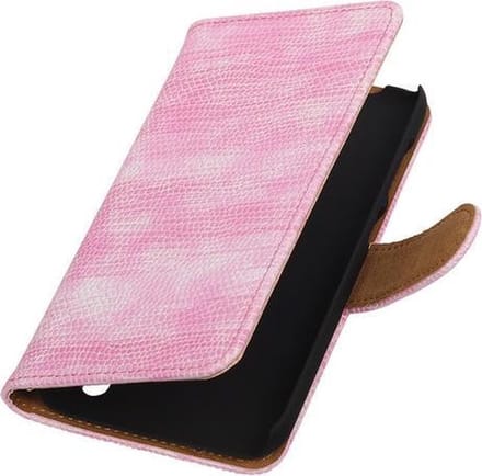 Sony Xperia Z5 Compact - Mini Slang Roze Booktype Wallet Hoesje