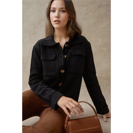 Geknoopte cardigan met zakken