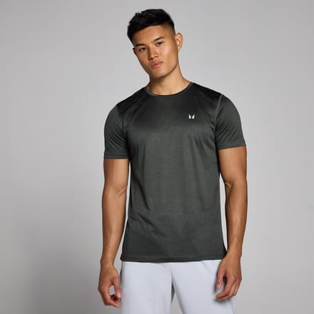 MP Tempo gemêleerd T-shirt voor heren - Verwassen zwart - S