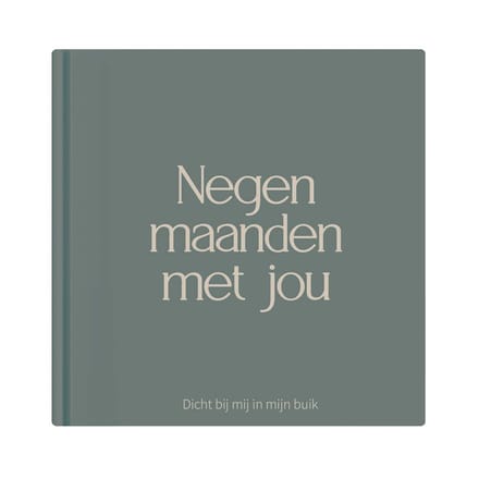 Writemoments zwangerschapsdagboek - Negen maanden met jou - Groen