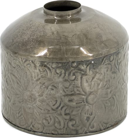 Metalen vaas olive