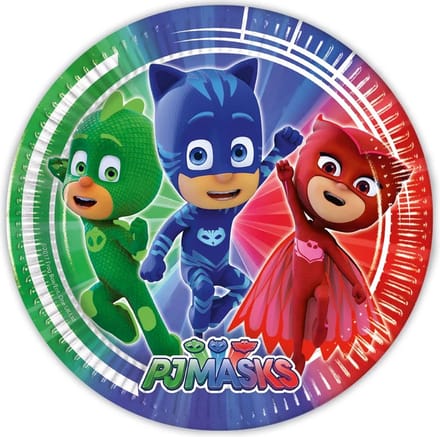 Vegaoo - 8 PJMasks borden 23 cm