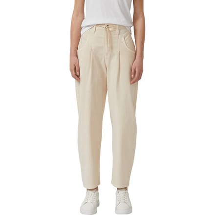 Enkel lengte gekleurde broek met taillekoord voor dames s.Oliver