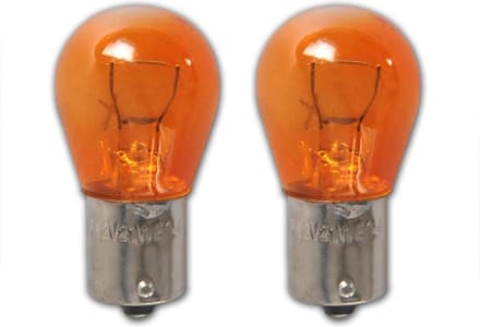 ProPlus Autolamp - 12V - 21W - BAU15S - oranje - 2 stuks