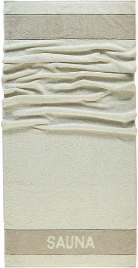 Cawo Sauna handdoek - Beige&Bruin (80x200cm)