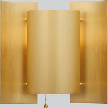 Noordelijke Vlinder Wandlamp Messing
