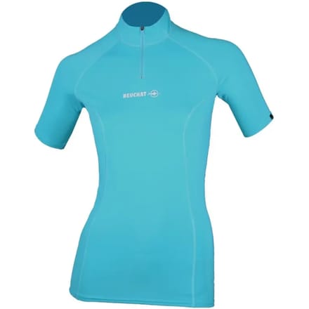 Beuchat Atoll Korte Mouw Rash Guard Blauw XS Vrouw