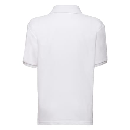 Fruit of the Loom Kinder/Kinder 65/35 Poloshirt (Wit)