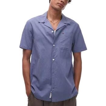 Overhemd Korte Mouw Tommy Hilfiger Linen Blend Camp-aruba
