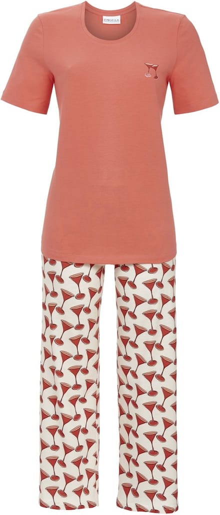 Rode pyjama cocktails Ringella - Rood - Maat - 40