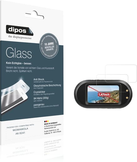 dipos – 2x Pantserfolie geschikt voor WOWAWOLA AK-9241 | 9H Screenprotector