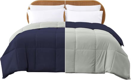 Famanu - Donzen dekbed twin size – Zilver