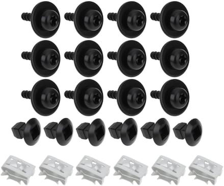Dailygoods - 24 Stuks Wielboog Schroeven Clips Kit voor VW Golf