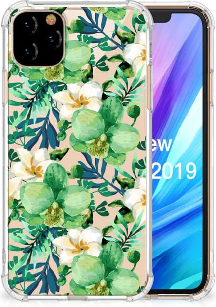 Apple iPhone 11 Pro Max Case Orchidee Groen