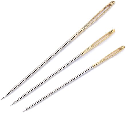 Borduurnaalden staal No. 24 m. punt 0,80x37mm 6 st.