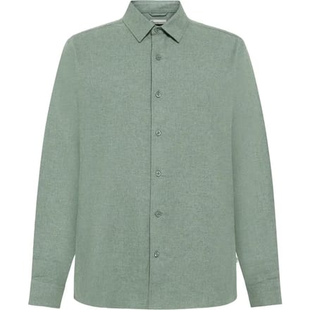 Flanellen overhemd met lange mouwen KnowledgeCotton Apparel Dune
