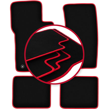 CARLUX-RED automatten voor: Ford Explorer MK2 SUV (1994-2000)