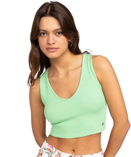 Roxy Please Come Bac Top Zonder Mouwen Groen L Vrouw