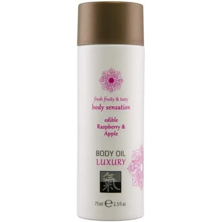 Luxe Eetbare Body Oil - Framboos & Appel
