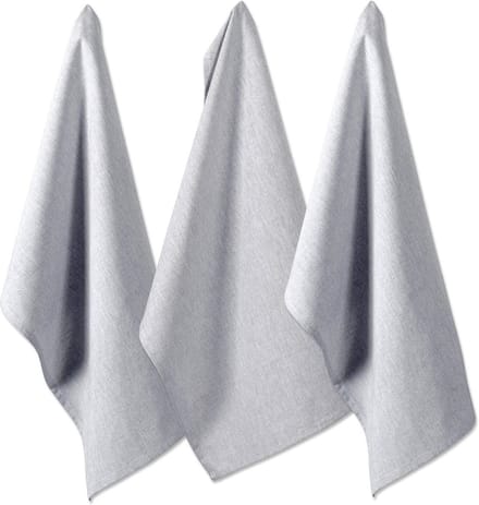 Set van 3 Handdoeken - Chambray Grijs Keuken Handdoeken