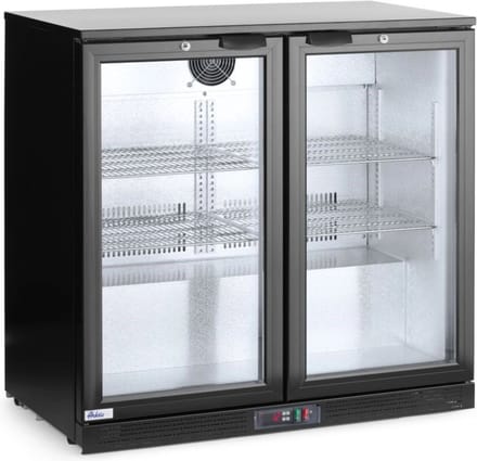 Arktic - Backbar Koelkast - 180L - Zwart - Dubbele Deur