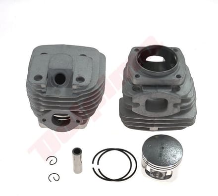 Cilinder met zuiger passend op Chinese kettingzaag 45mm 58cc