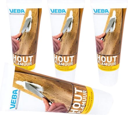 Houtplamuur 400GR 4 stuks - KD set
