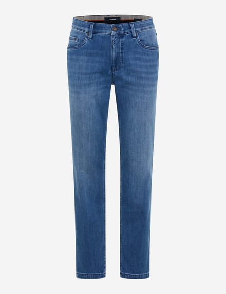 Eurex Heren Jeans  Style LUKE BLUE STONE, denim blauw regular, maat 40/32