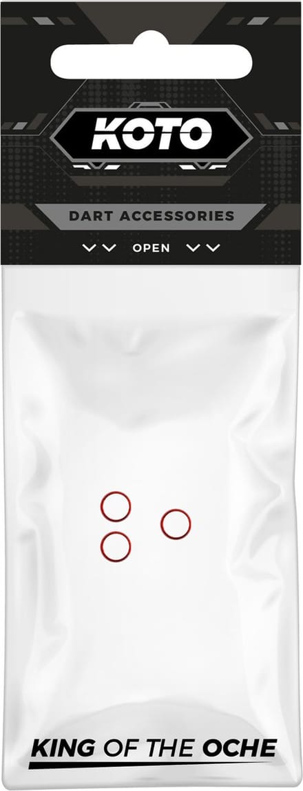 KOTO Aluminium Flight Lock Rings Red