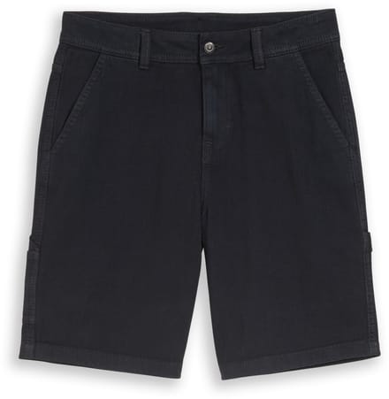 Tom Tailor - Baggy shorts in utility-look - Maat 134 - coal grey