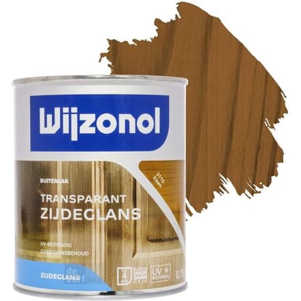 Wijzonol Transparant Zijdeglanslak - 0,75l - 3110 - Eiken