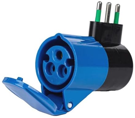 CEE Adapter 16A Plug naar CEE Bus 16A