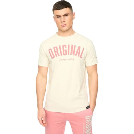 Crosshatch Heren Kensby T-Shirt (Neutraal)