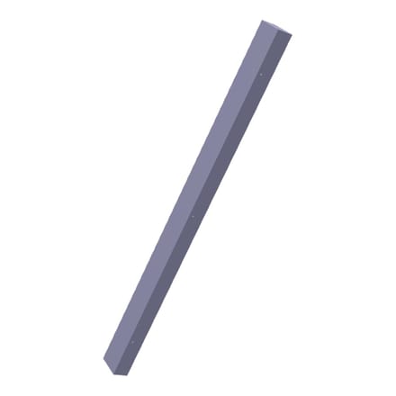 AEG afstandshouder, achter, zwart, 898x65x40 140209611023